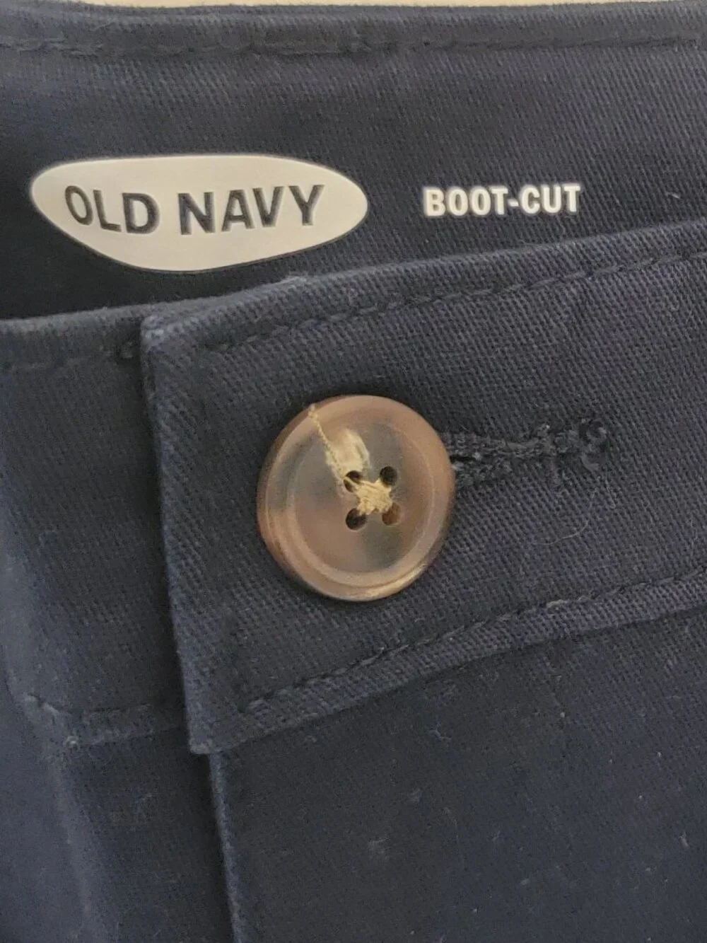 NEW Old Navy Boot-Cut Uniform Navy Blue Boys Size 12